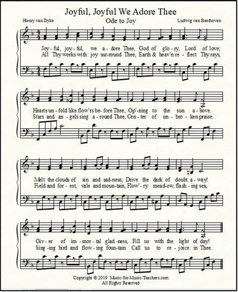 joyful the song.
